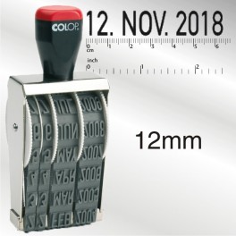 Colop Dater English Month - 12mm