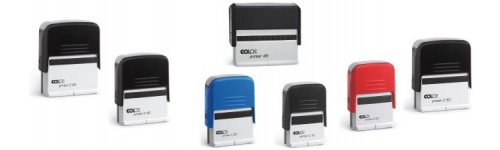 Plastic Self-Inking Stamps with Text